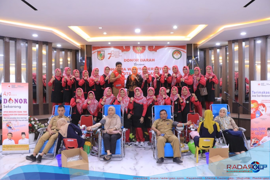 HUT Ke-78 RI, DWP Pekanbaru Gelar Aksi Donor Darah